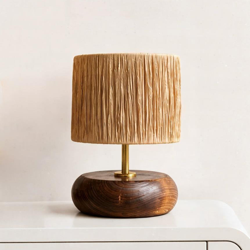 Norvane Curated Solid Brass Table Lamp – Style A Dia 19cm x H 30cm  ∅ 7.5 x H 11. finish configuration