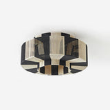 Noxaire Semi Flush Mount – Handcrafted Architectural Luxury Lighting Fixture