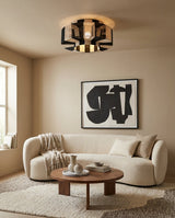 Noxaire Semi Flush Mount – Ambient Illumination in Luxury Interior Setting View 9