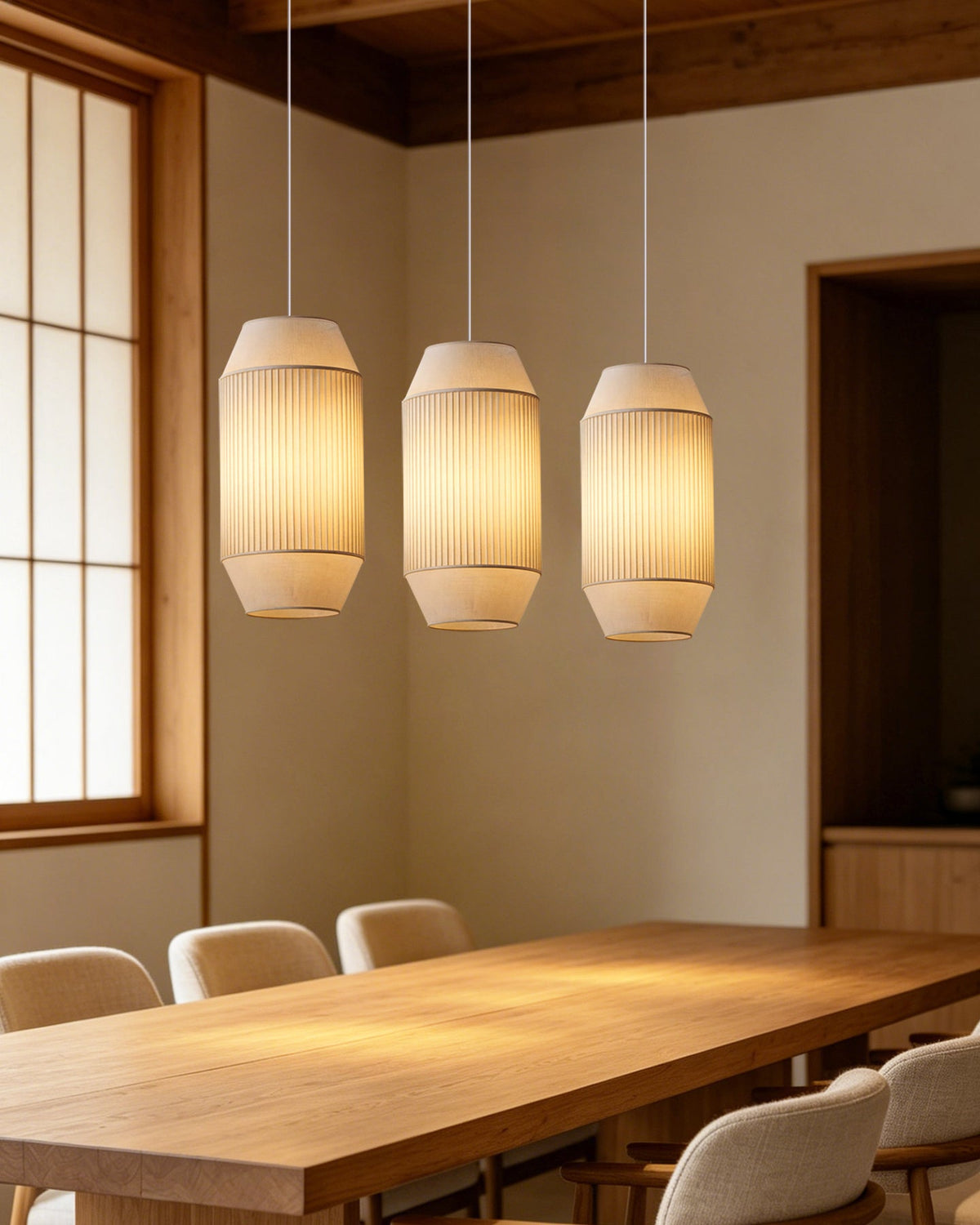 Nuvella Curated Finished Iron Pendant Light – full fixture elevation view