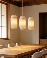 Nuvella Curated Finished Iron Pendant Light – full fixture elevation view