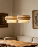 Nuvella Curated Finished Iron Pendant Light – architectural ceiling profile