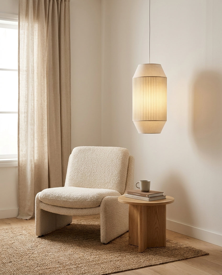Finished Iron craftsmanship detail on Nuvella Curated Finished Iron Pendant Light