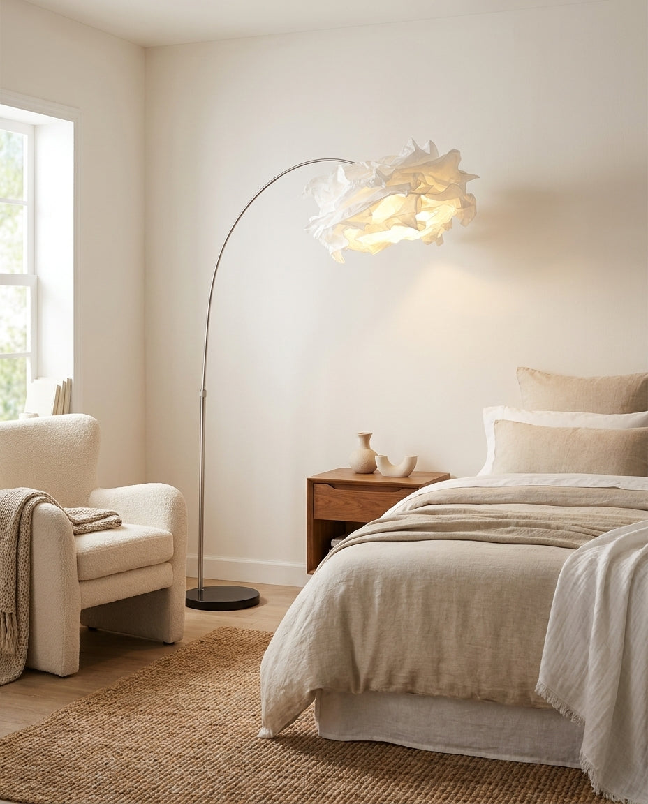 Modern Nuvessa Floor Lamp – Ambient Illumination in Luxury Interior Setting View 4