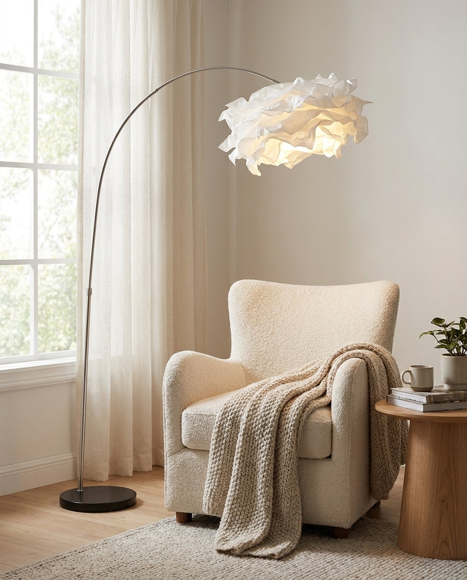 Modern Nuvessa Floor Lamp – Ambient Illumination in Luxury Interior Setting View 6