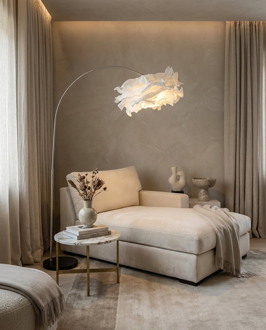 Modern Nuvessa Floor Lamp – Ambient Illumination in Luxury Interior Setting View 8
