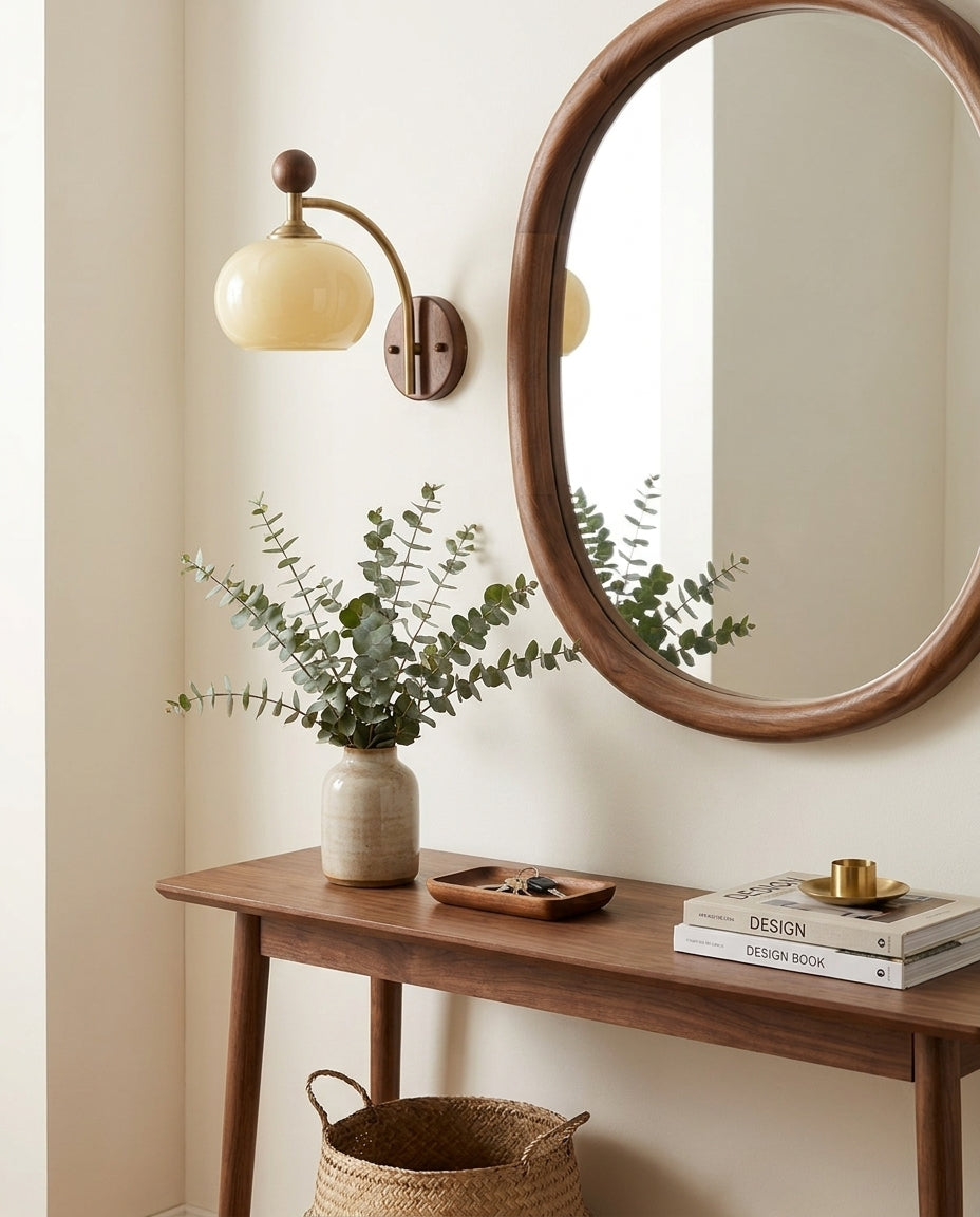 Modern Oaklune Wall Sconce – Ambient Illumination in Luxury Interior Setting View 11