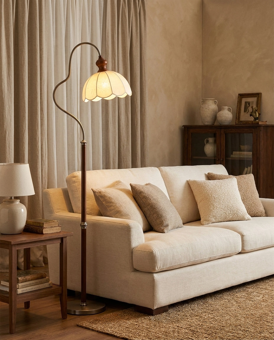 Orvessa Floor Curated Brushed Nickel Iron Floor