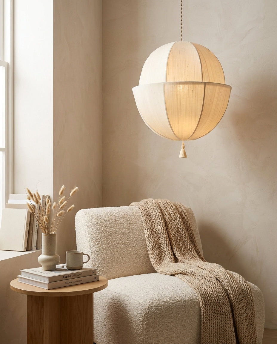 Modern Ovela Pendant Light – Ambient Illumination in Luxury Interior Setting View 9