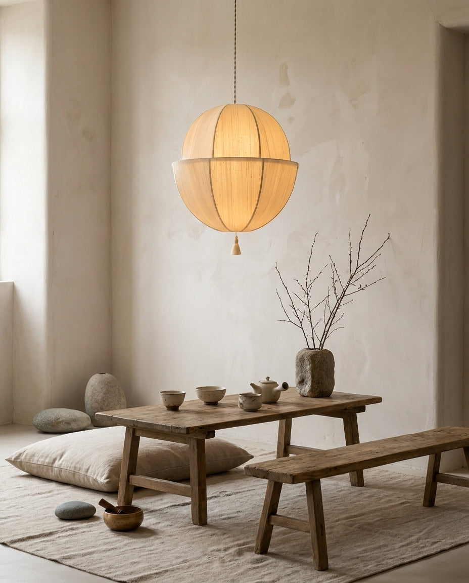 Modern Ovela Pendant Light – Ambient Illumination in Luxury Interior Setting View 10