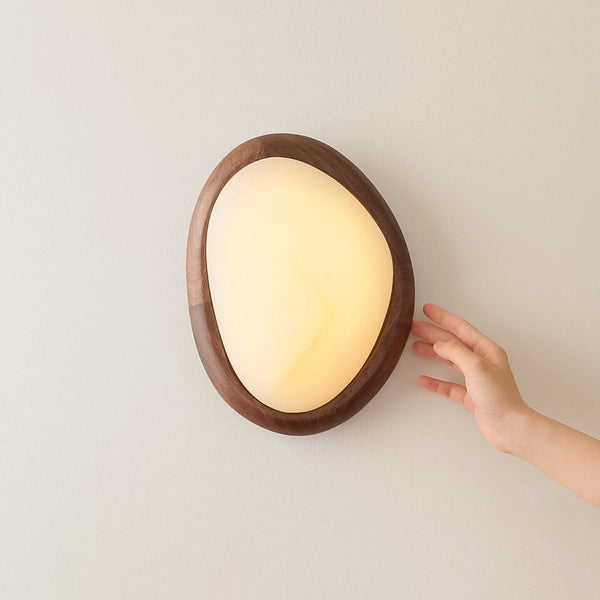 Ovela Curated Alabaster Wall Sconce
