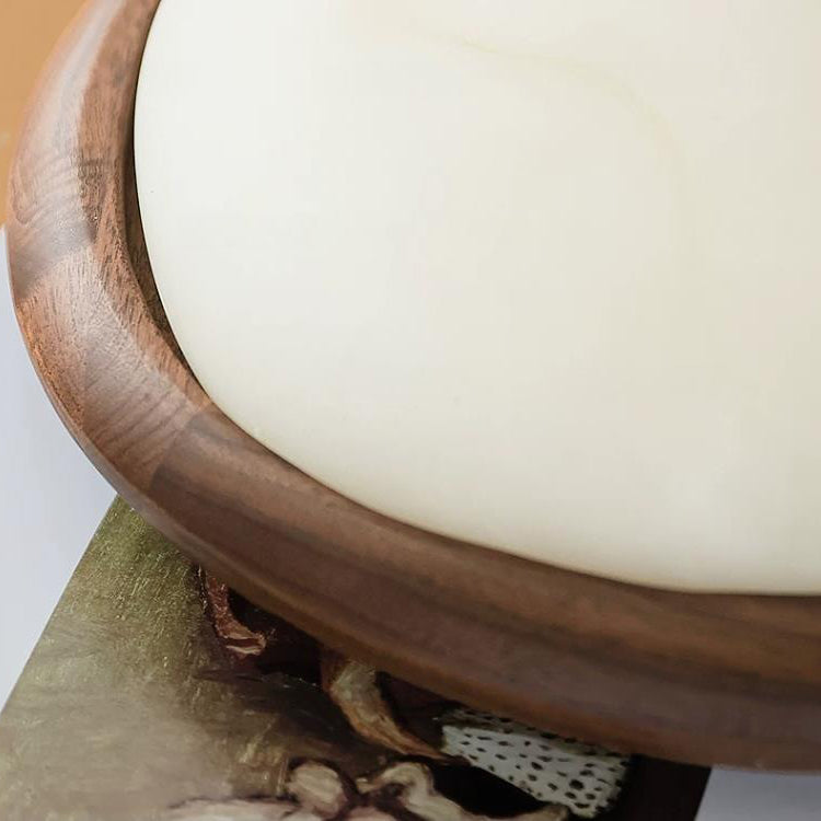 Ovela Curated Alabaster Wall Sconce – spatial dining room perspective