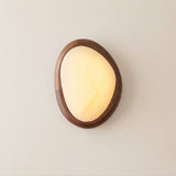Ovela Curated Alabaster Wall Sconce – W 22cm x H 29cm  W 8.6 x H 11.4 finish configuration