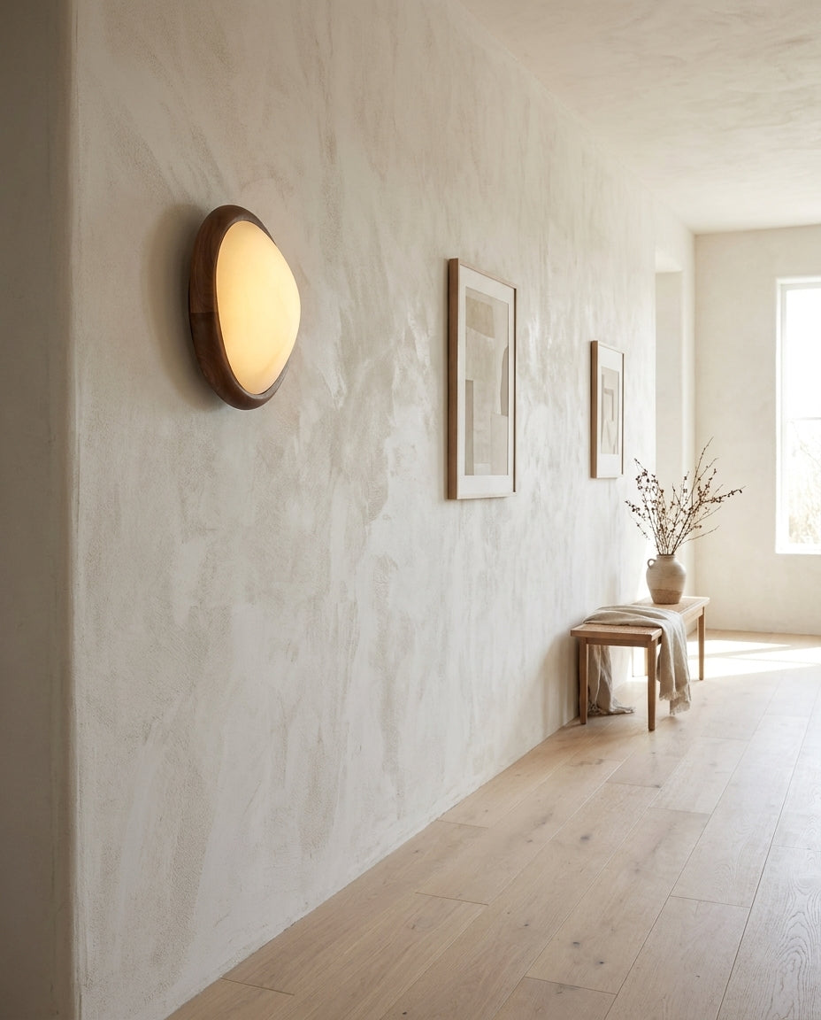 Ovela Curated Alabaster Wall Sconce