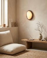 Ovela Curated Alabaster Wall Sconce – architectural ceiling profile