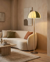 Parasolyn Floor Curated Solid Brass Floor Lamp – architectural ceiling profile