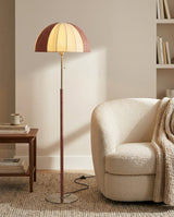 Parasolyn Floor Curated Solid Brass Floor Lamp – full fixture elevation view