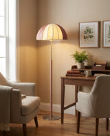 Parasolyn Floor Curated Solid Brass Floor Lamp – handcrafted surface texture