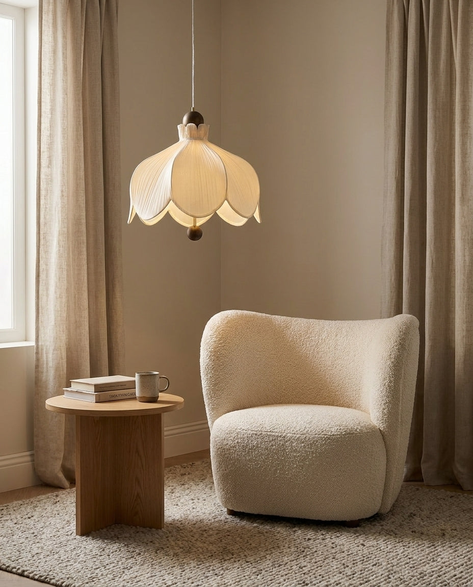 Perrivale Curated Iron & Glass Pendant Light – handcrafted surface texture