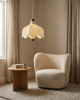 Perrivale Curated Iron & Glass Pendant Light – handcrafted surface texture