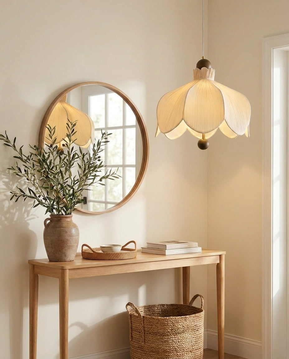Perrivale Curated Iron & Glass Pendant Light – dimensional scale reference