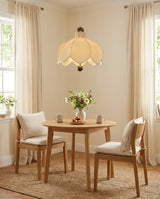 Perrivale Curated Iron & Glass Pendant Light – spatial dining room perspective