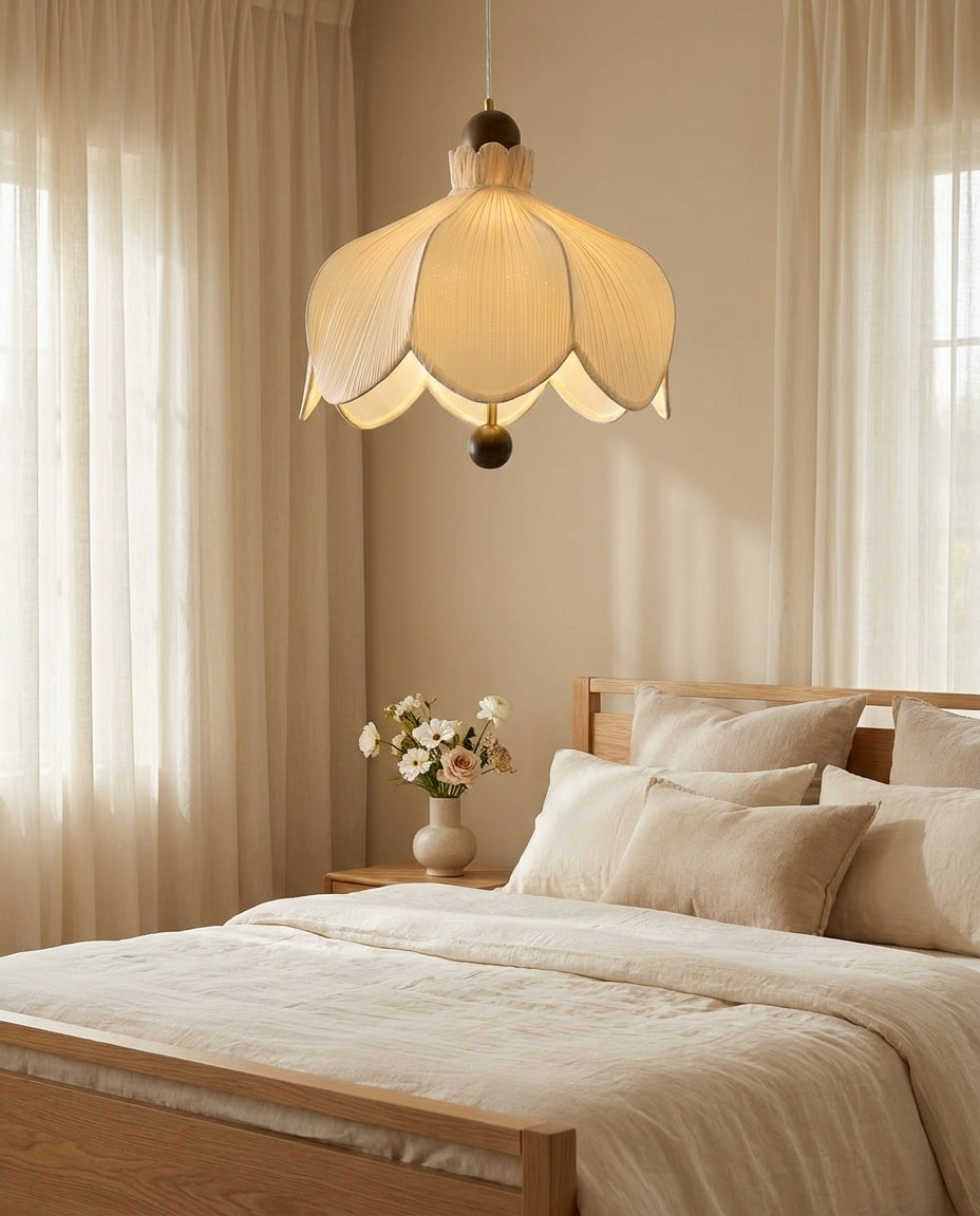 Iron & Glass craftsmanship detail on Perrivale Curated Iron & Glass Pendant Light