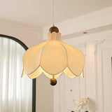 Perrivale Curated Iron & Glass Pendant Light – full fixture elevation view