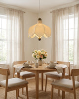Perrivale Curated Iron & Glass Pendant Light – structural canopy joint detail