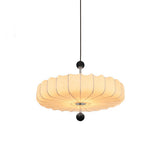 Pleated Corolla Curated Iron & Glass Pendant Lig – Dia 50cm x H 35cm  ∅ 19.6 x H 13.7 finish configuration