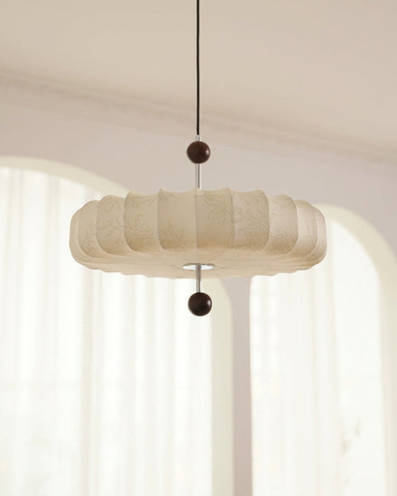 Pleated Corolla Pendant Light