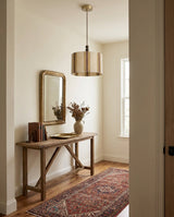 Pomeline Curated Solid Brass Pendant Light – full fixture elevation view