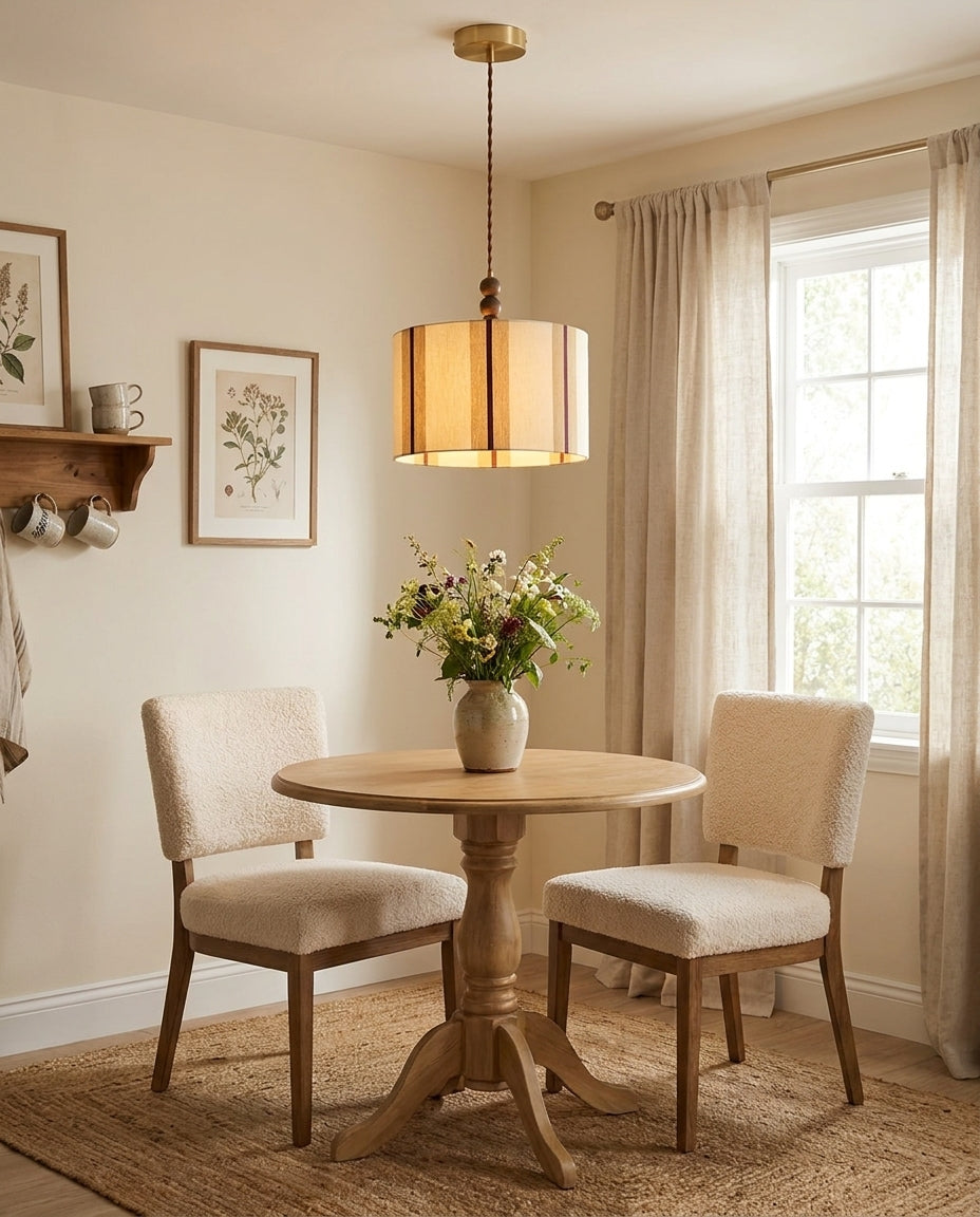 Pomeline Curated Solid Brass Pendant Light – macro detail view