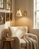 Primvale Curated Solid Brass Wall Sconce – handcrafted surface texture