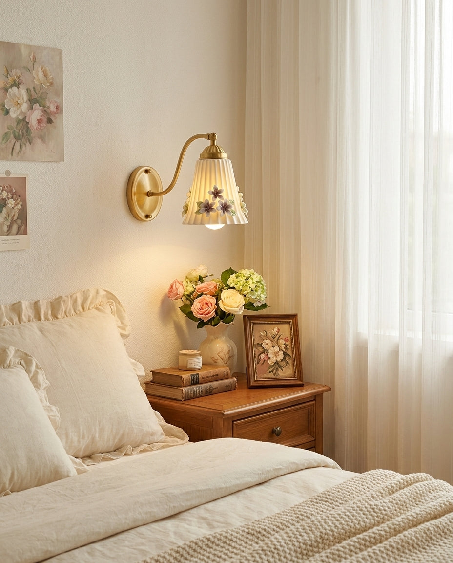 Solid Brass craftsmanship detail on Primvale Curated Solid Brass Wall Sconce