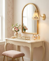 Primvale Curated Solid Brass Wall Sconce – macro detail view
