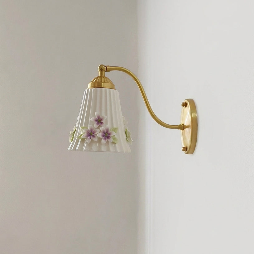 Primvale Curated Solid Brass Wall Sconce – Model A W 14cm x H 14cm  ∅ 5.5 x H 5.5 finish configuration