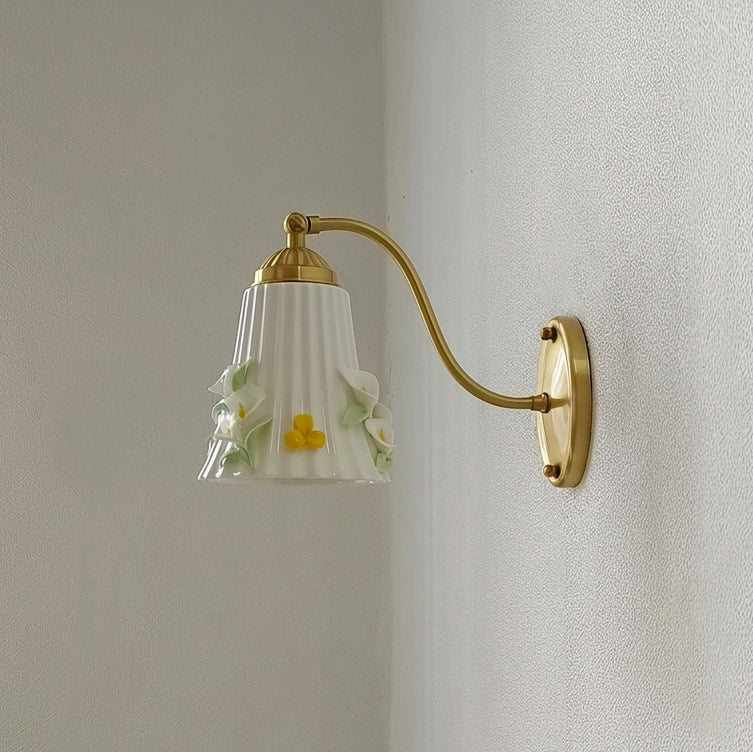 Primvale Curated Solid Brass Wall Sconce – Model B W 14cm x H 14cm  ∅ 5.5 x H 5.5 finish configuration