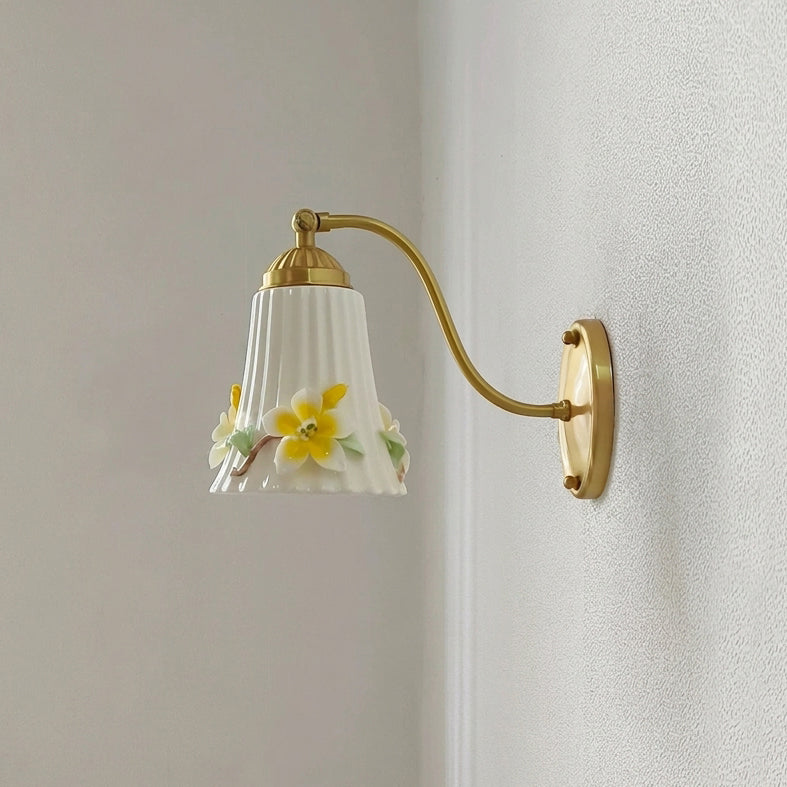 Primvale Curated Solid Brass Wall Sconce – Model C W 14cm x H 14cm  ∅ 5.5 x H 5.5 finish configuration