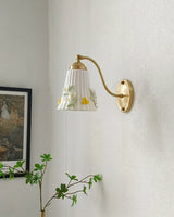 Primvale Curated Solid Brass Wall Sconce – full fixture elevation view