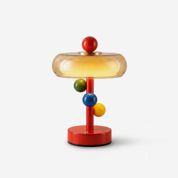 Ravelin Curated Mouth-Blown Frosted Glass Table