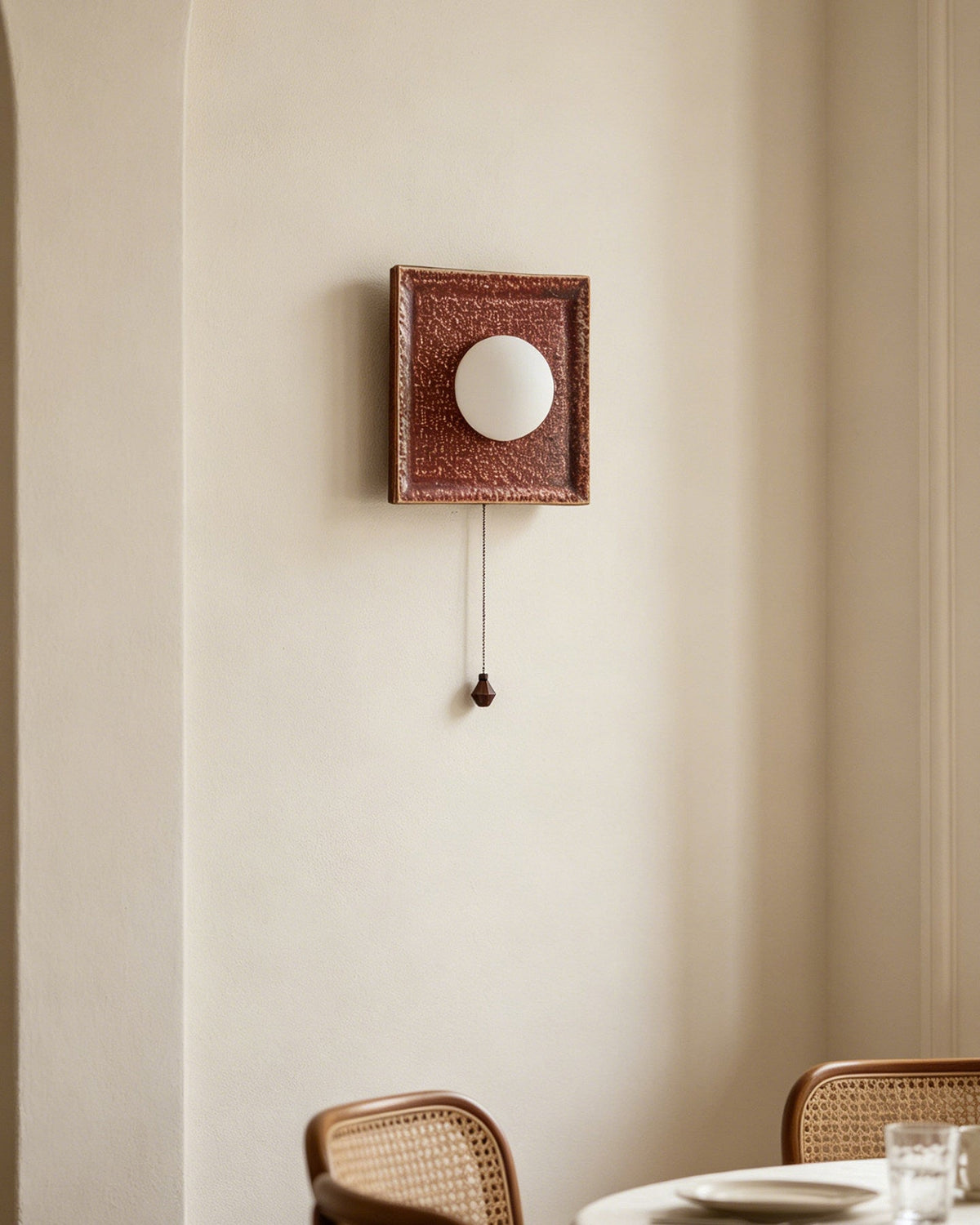 Rillmark Curated Mouth-Blown Frosted Glass Wall – structural canopy joint detail