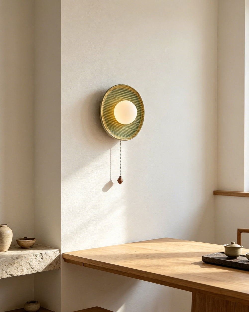 Rillmark Curated Mouth-Blown Frosted Glass Wall