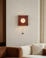 Rillmark Curated Mouth-Blown Frosted Glass Wall – dimensional scale reference