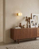 Rillora Curated Mouth-Blown Frosted Glass Wall S – structural canopy joint detail