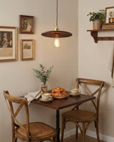 Rillwood Curated Solid Brass Pendant Light – handcrafted surface texture