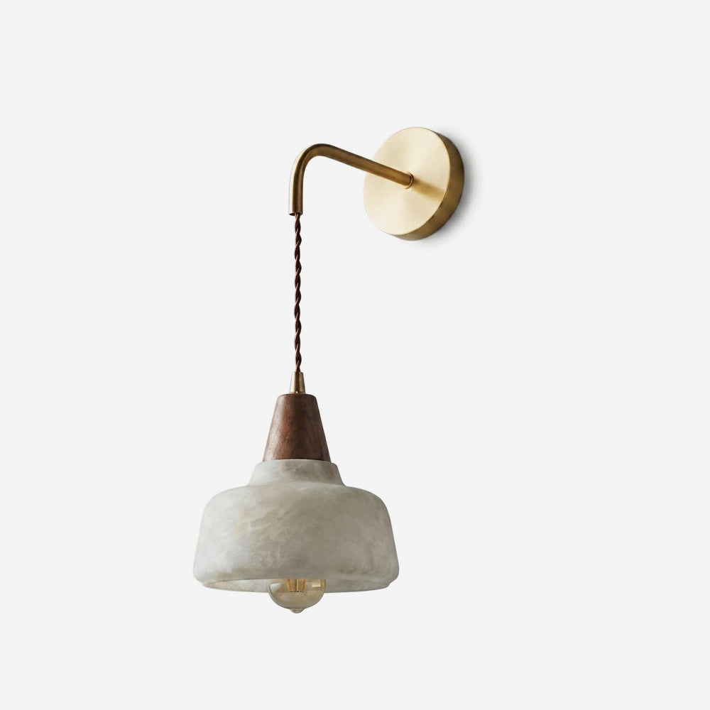 Rockford Alabaster Curated Alabaster Wall Sconce – Alabaster Wall Sconce