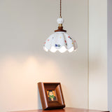 Rosalie Curated Solid Brass Pendant Light – full fixture elevation view