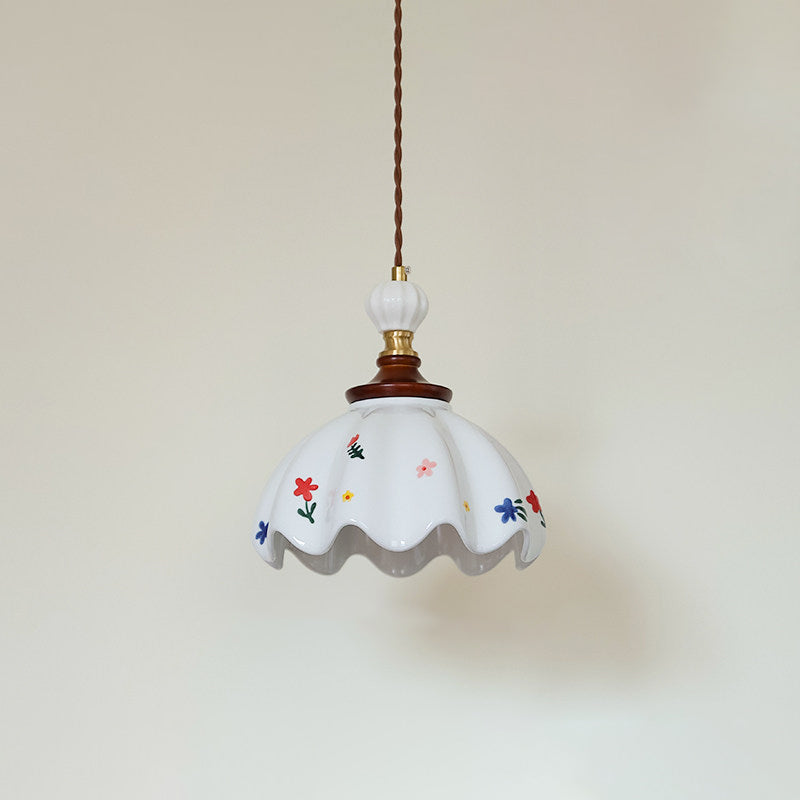 Rosalie Curated Solid Brass Pendant Light – Dia 22cm x H 23cm  ∅ 8.6 x H 9.1 finish configuration
