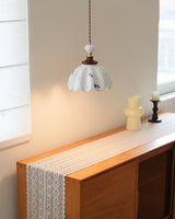 Rosalie Curated Solid Brass Pendant Light installed in residential dining space